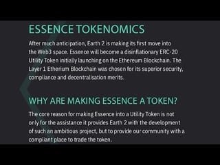 Essence white paper breakdown